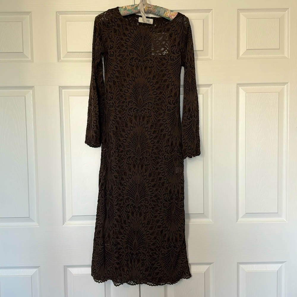 ✨new with tags✨ free people nightcap lanai lace midi